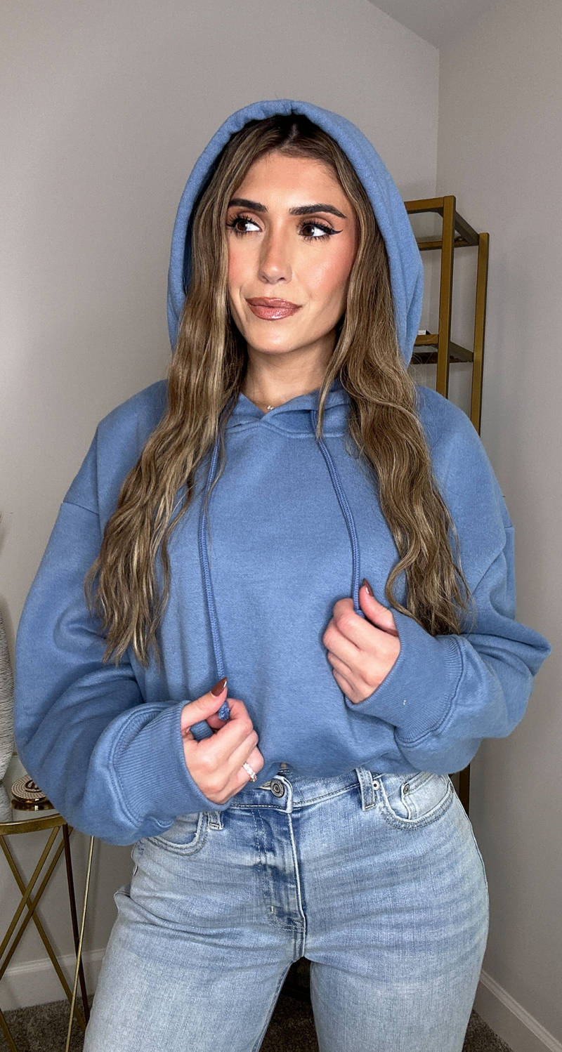 AMARA CROPPED HOODIE