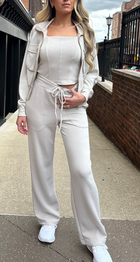 OUT AND ABOUT 3-PIECE TRACK SUIT