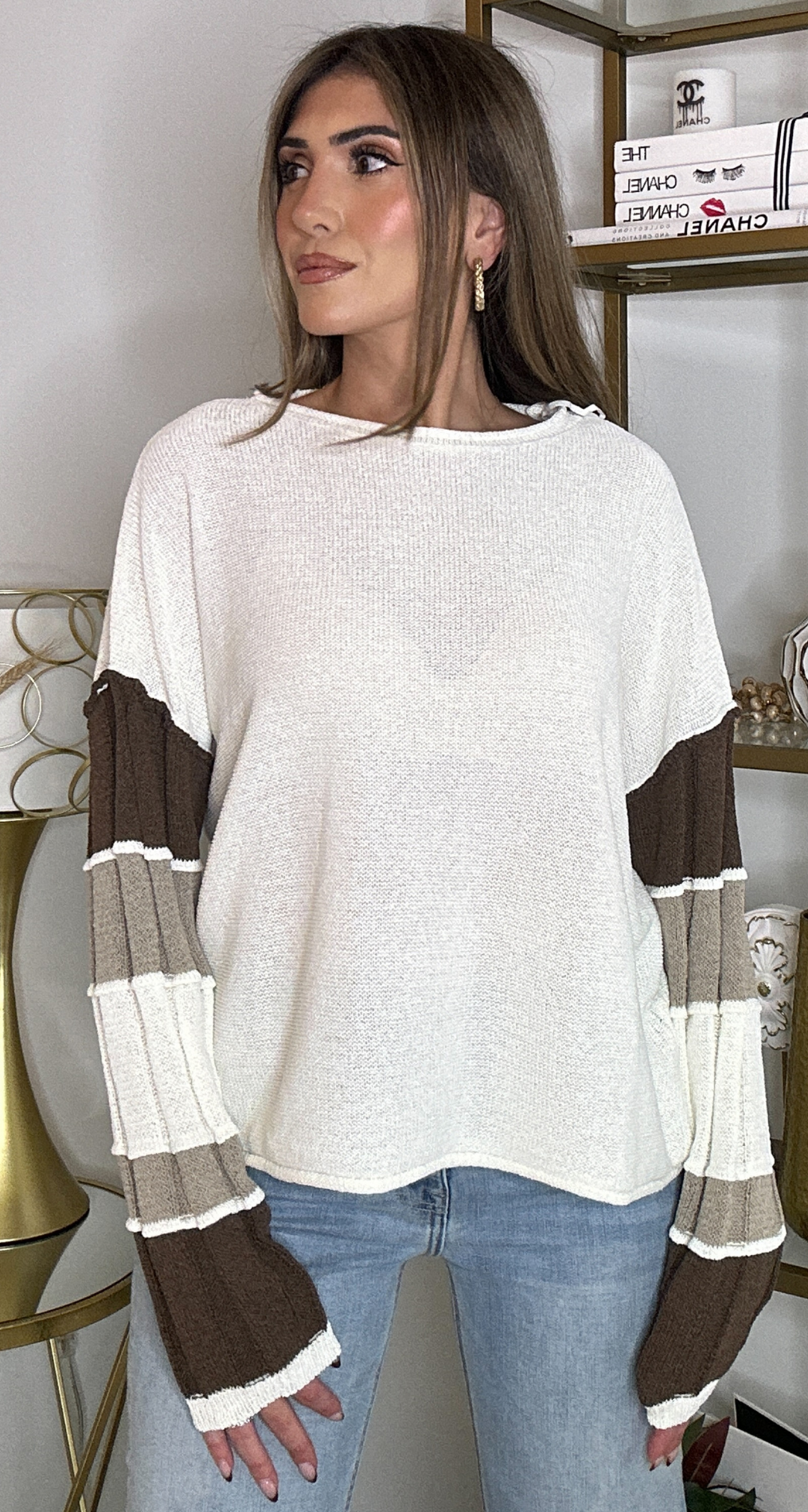 ICED LATTE SWEATER TOP