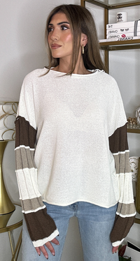 ICED LATTE SWEATER TOP