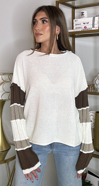 ICED LATTE SWEATER TOP