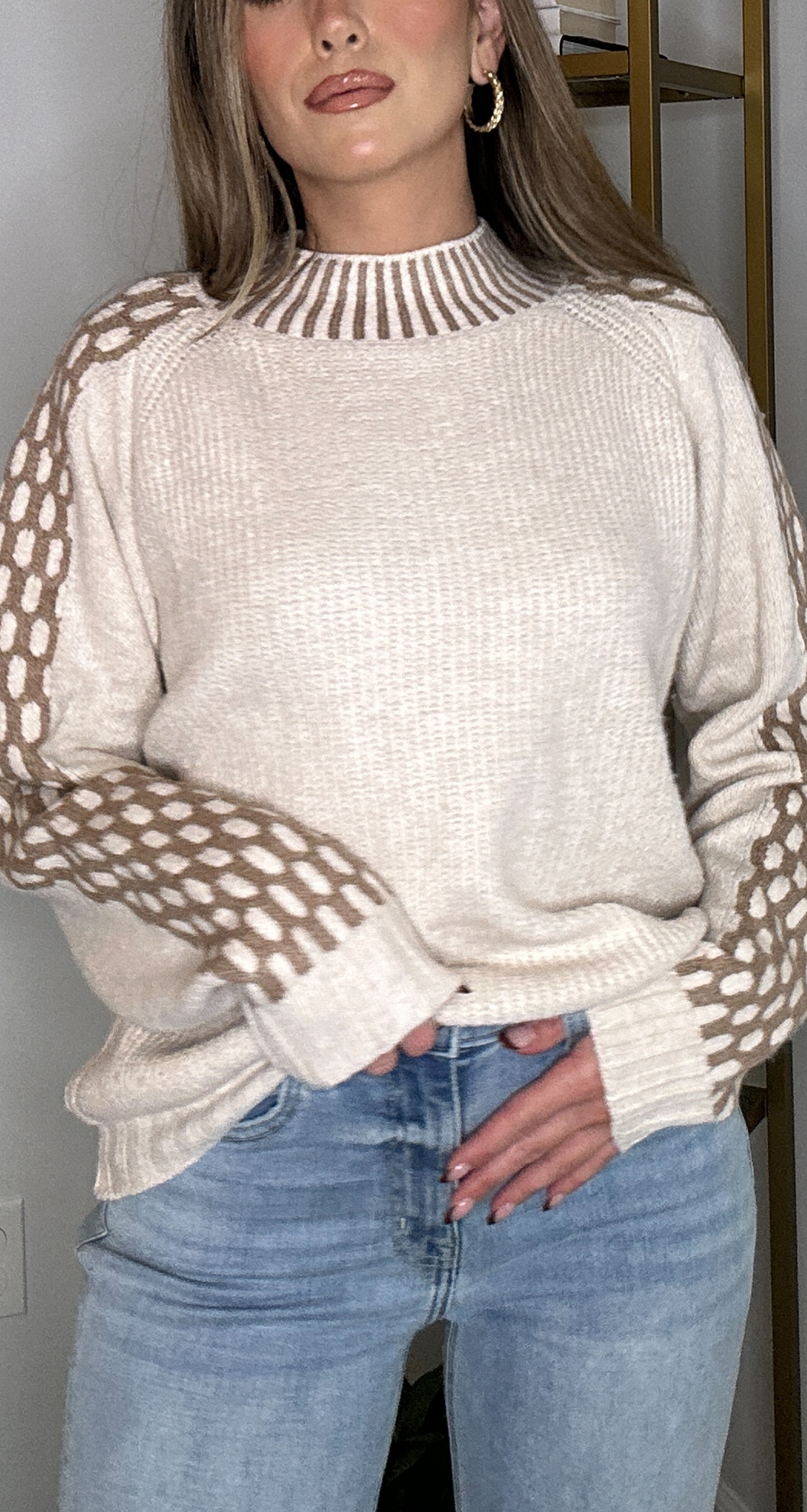 NEUTRAL GAL SWEATER TOP