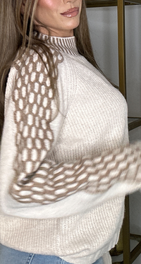 NEUTRAL GAL SWEATER TOP