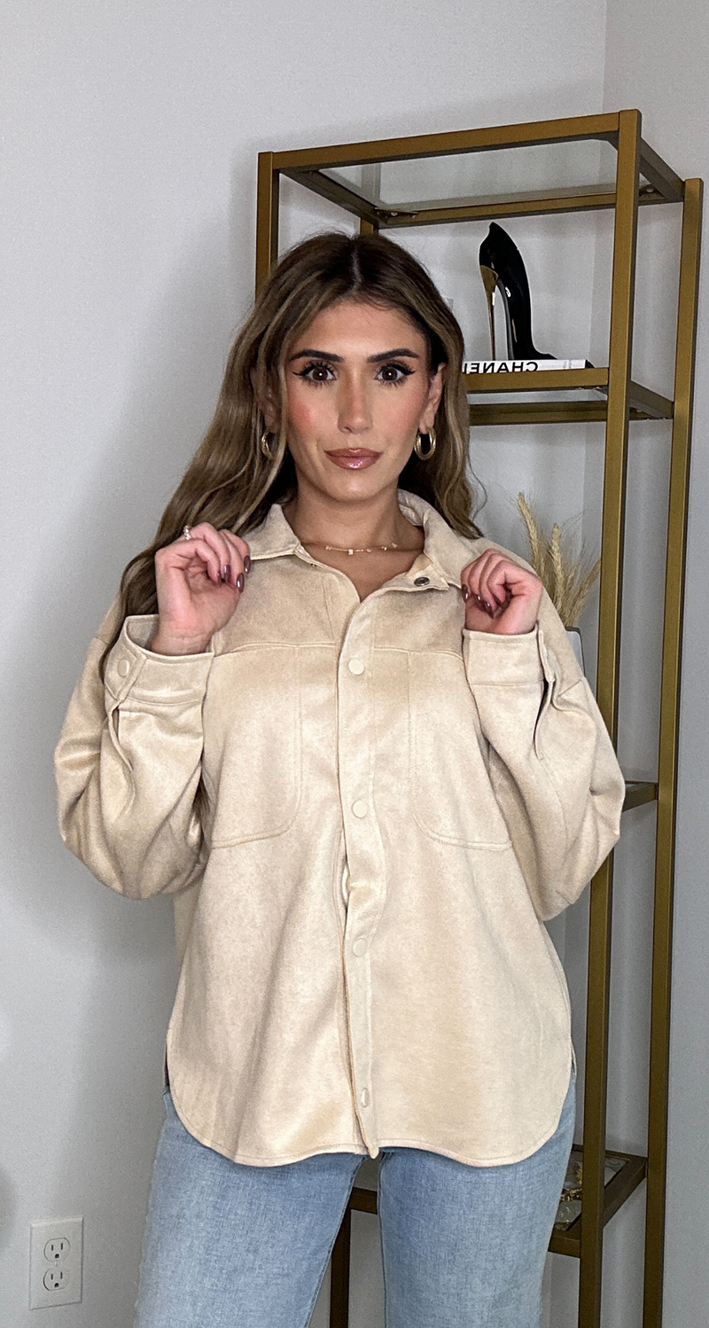 AMELIA SUEDE JACKET/TOP
