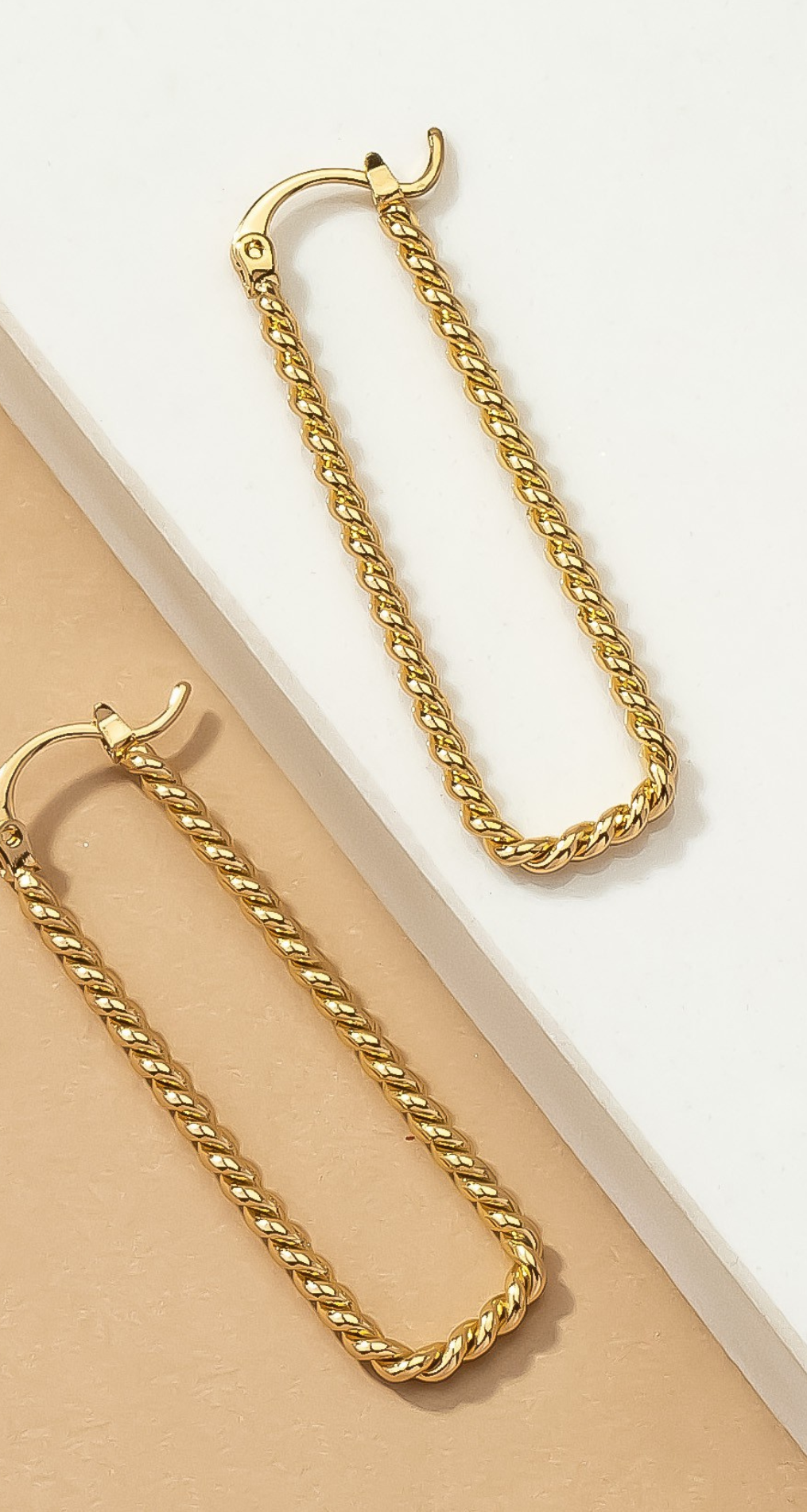 DROP ROPE-CHAIN EARRING