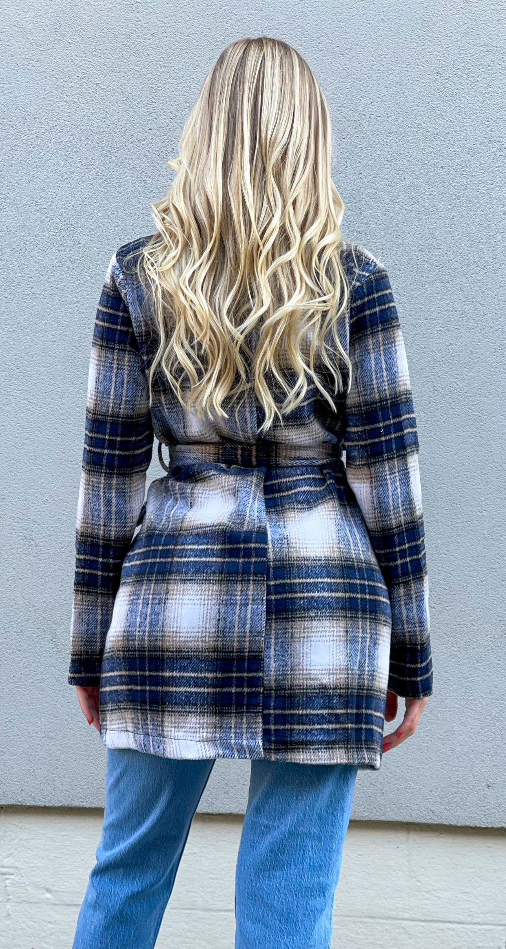 KOKO PLAID COAT JACKET