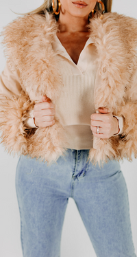 KEEP ME WARM- FAUX FUR JACKET