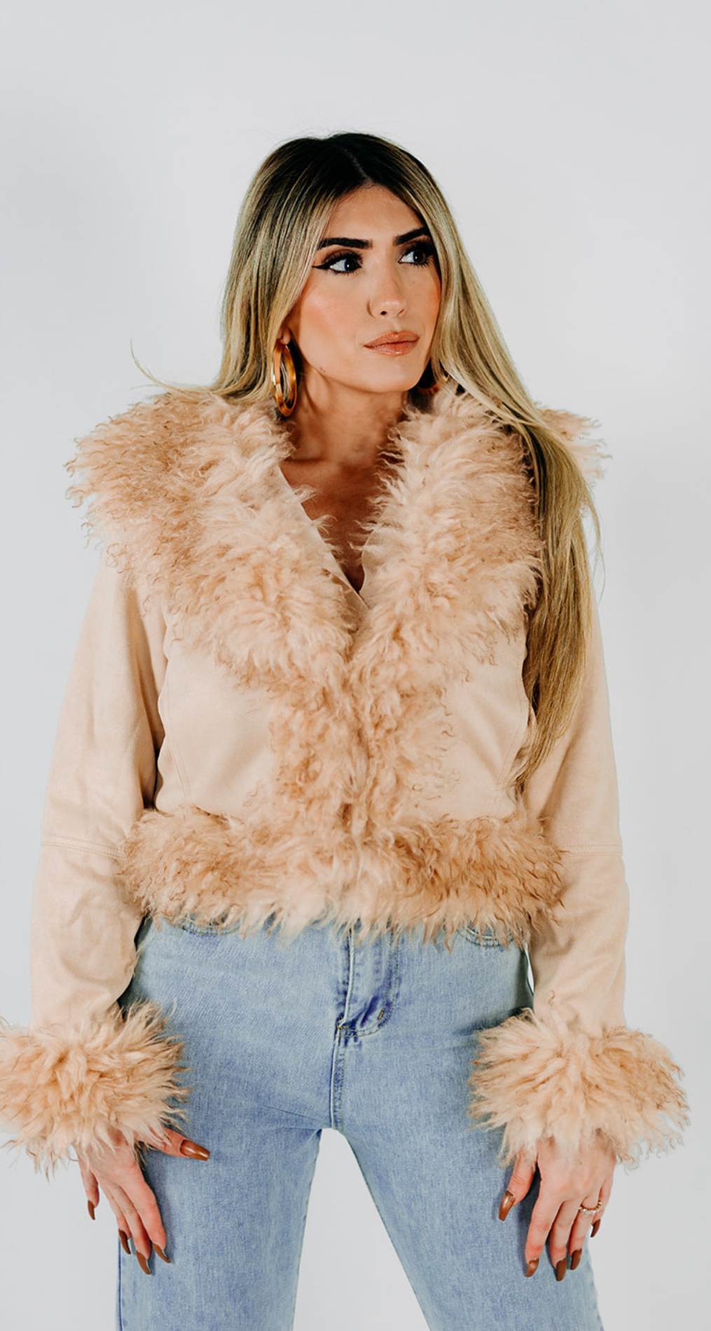 KEEP ME WARM- FAUX FUR JACKET