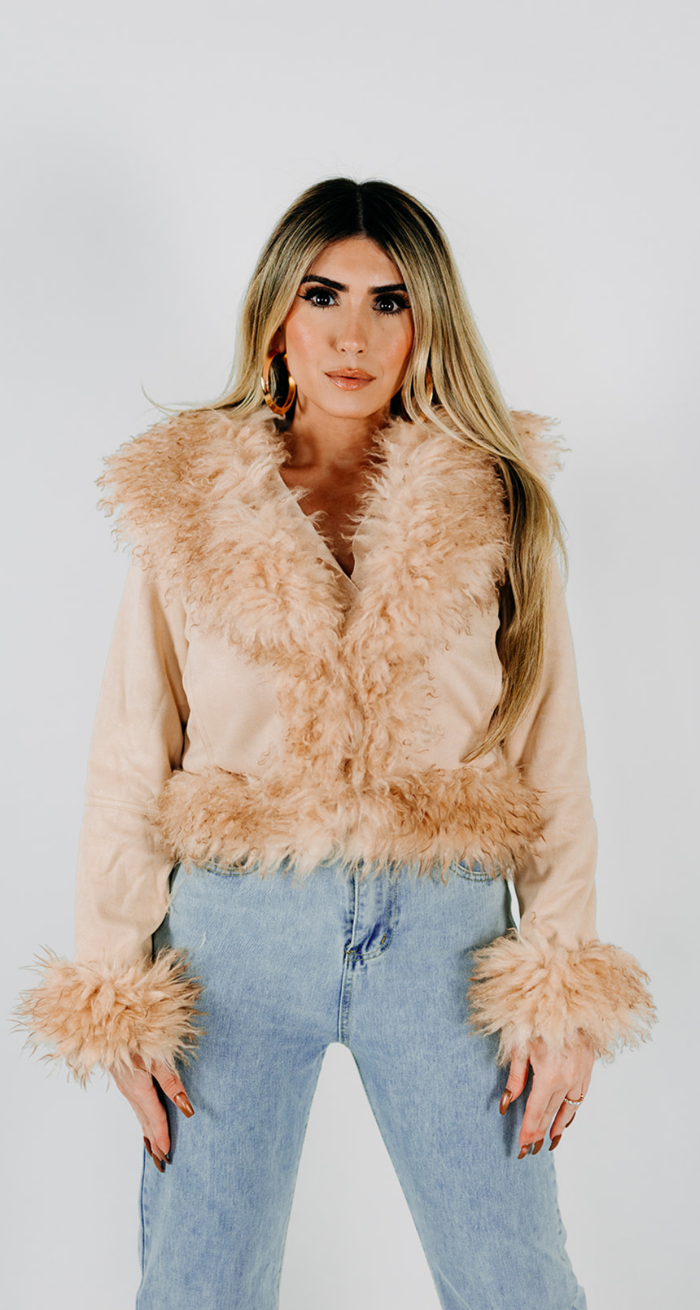 KEEP ME WARM- FAUX FUR JACKET