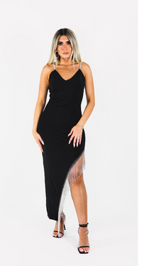 ICED OUT-ASYMMETRICAL DRESS