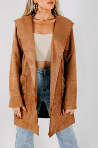 TAYLOR SUEDE CARDIGAN JACKET