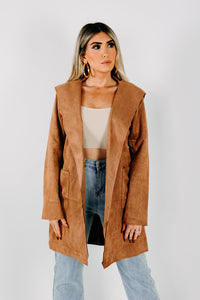 TAYLOR SUEDE CARDIGAN JACKET